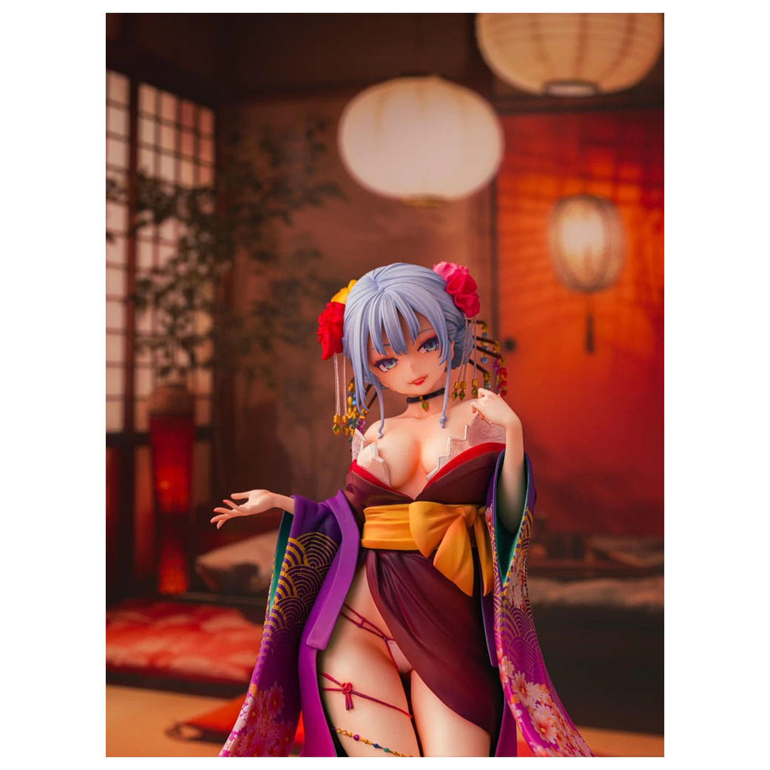 Original Character 1/7 Shujuu Ecstasy Shion Oiran Ver. szobor figura 15 cm termékfotó