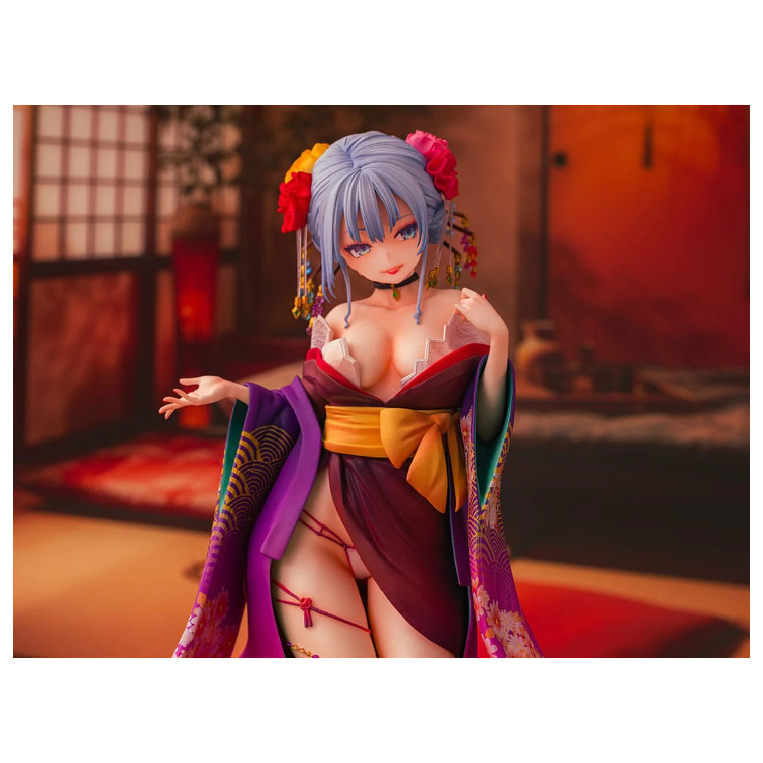 Original Character 1/7 Shujuu Ecstasy Shion Oiran Ver. szobor figura 15 cm termékfotó
