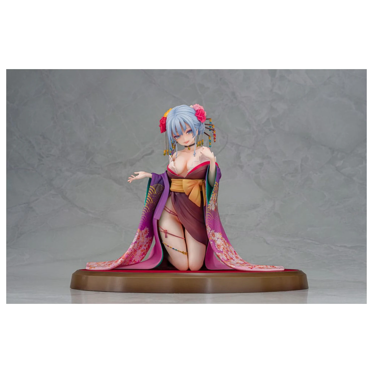 Original Character 1/7 Shujuu Ecstasy Shion Oiran Ver. (Wholesome Ver.) szobor figura 15 cm termékfotó