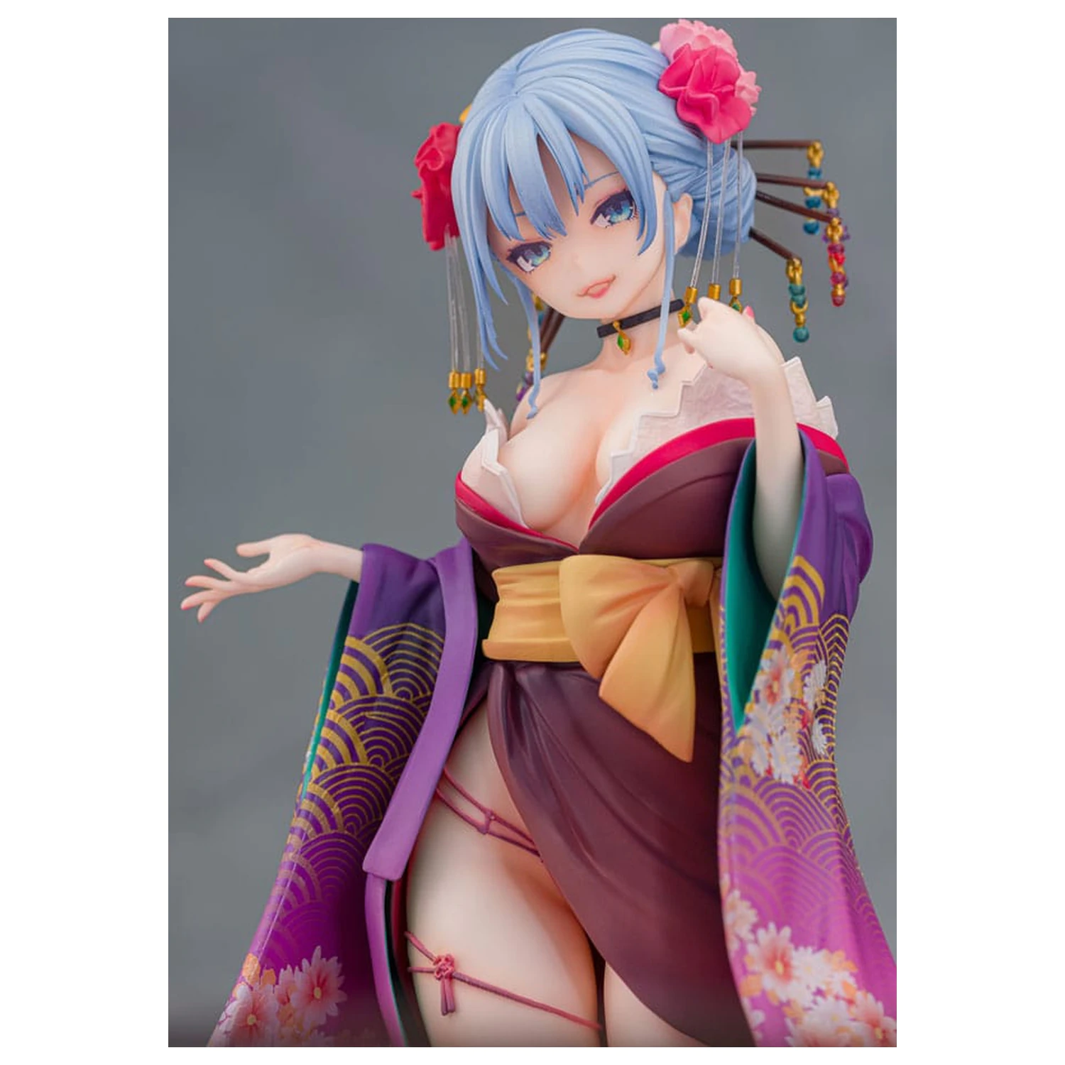 Original Character 1/7 Shujuu Ecstasy Shion Oiran Ver. (Wholesome Ver.) szobor figura 15 cm termékfotó