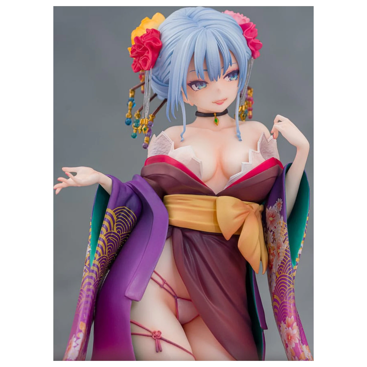 Original Character 1/7 Shujuu Ecstasy Shion Oiran Ver. (Wholesome Ver.) szobor figura 15 cm termékfotó