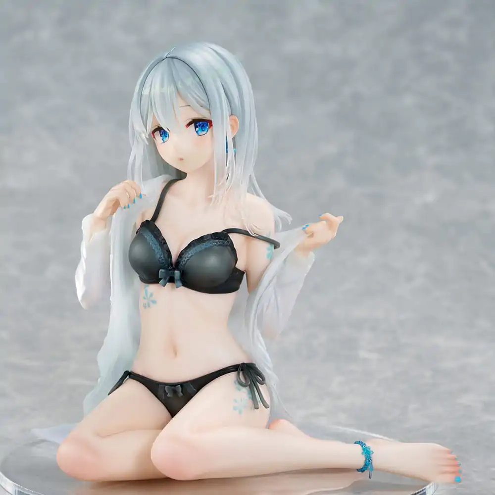 Original Character 1/7 Silver-Haired Girl Sky Blue Morning Special Outfit Ver. by Fuumi Illustration PVC szobor figura 16 cm termékfotó