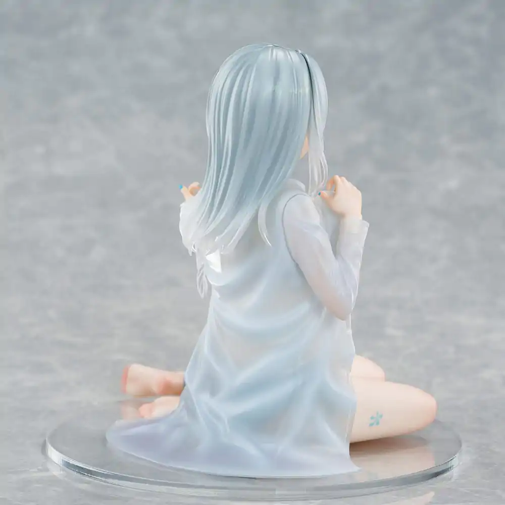 Original Character 1/7 Silver-Haired Girl Sky Blue Morning Special Outfit Ver. by Fuumi Illustration PVC szobor figura 16 cm termékfotó