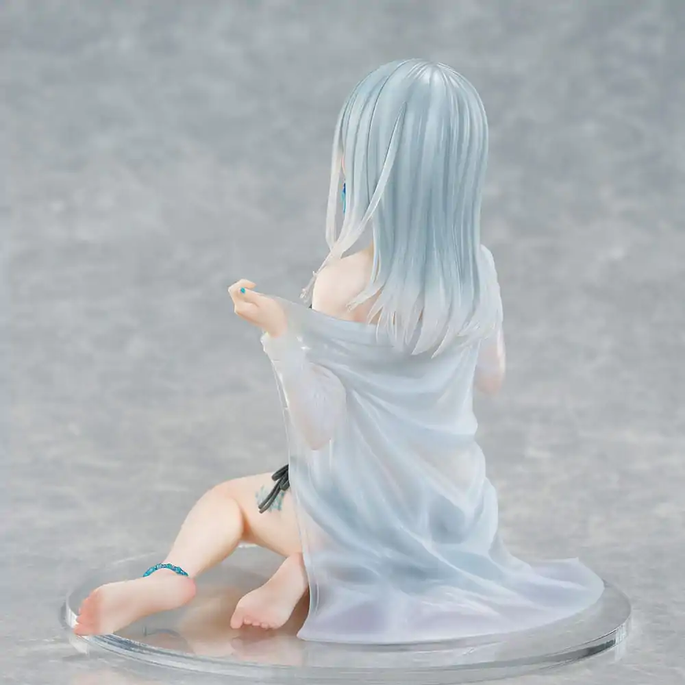 Original Character 1/7 Silver-Haired Girl Sky Blue Morning Special Outfit Ver. by Fuumi Illustration PVC szobor figura 16 cm termékfotó