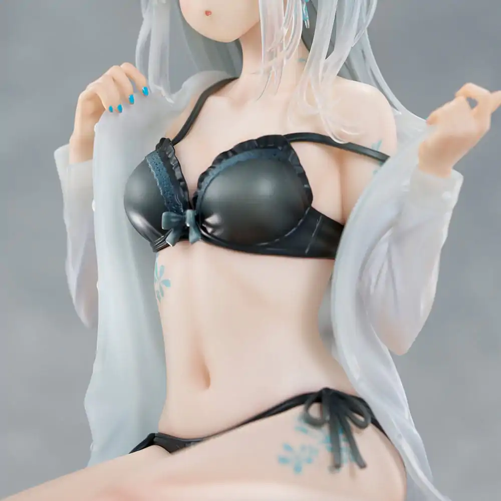 Original Character 1/7 Silver-Haired Girl Sky Blue Morning Special Outfit Ver. by Fuumi Illustration PVC szobor figura 16 cm termékfotó