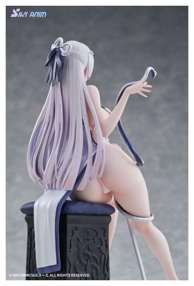 Original Character 1/7 The Color of the Blue - White Snake Deluxe Edition PVC szobor figura 20 cm termékfotó