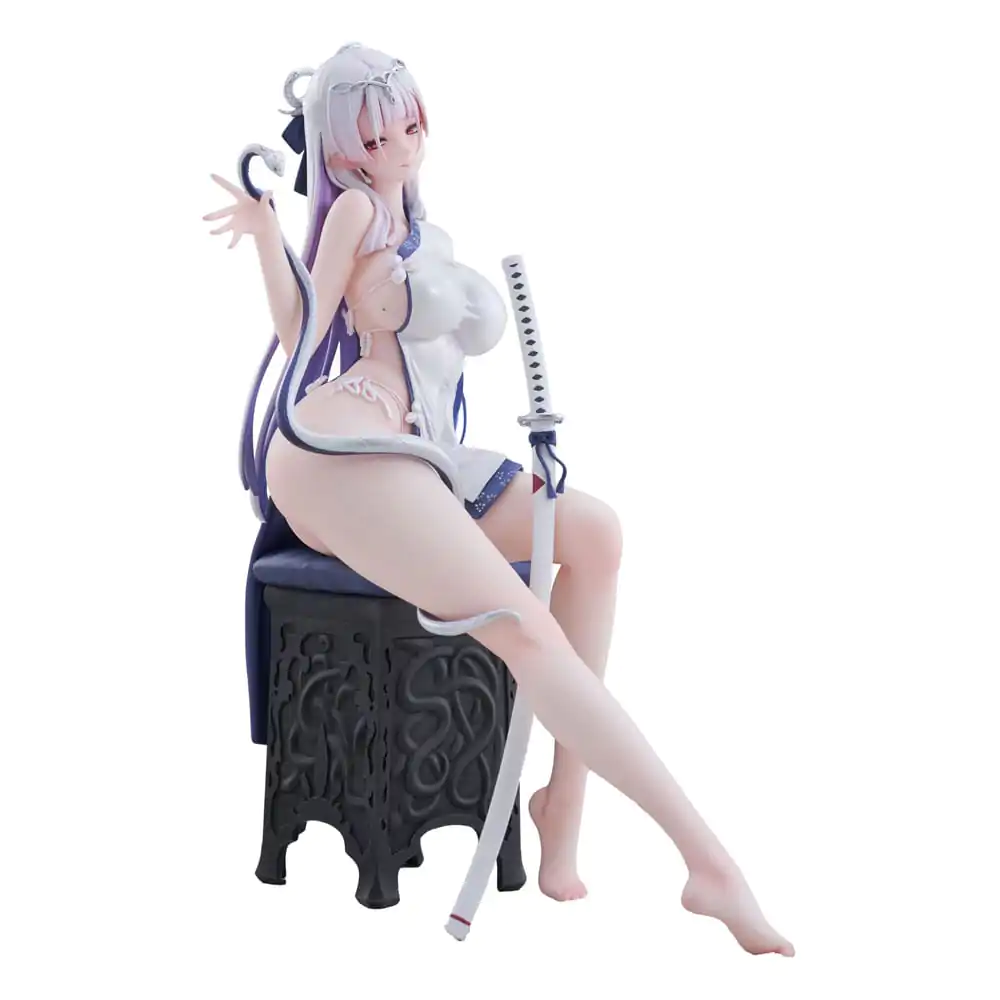 Original Character 1/7 The Color of the Blue - White Snake Deluxe Edition PVC szobor figura 20 cm termékfotó