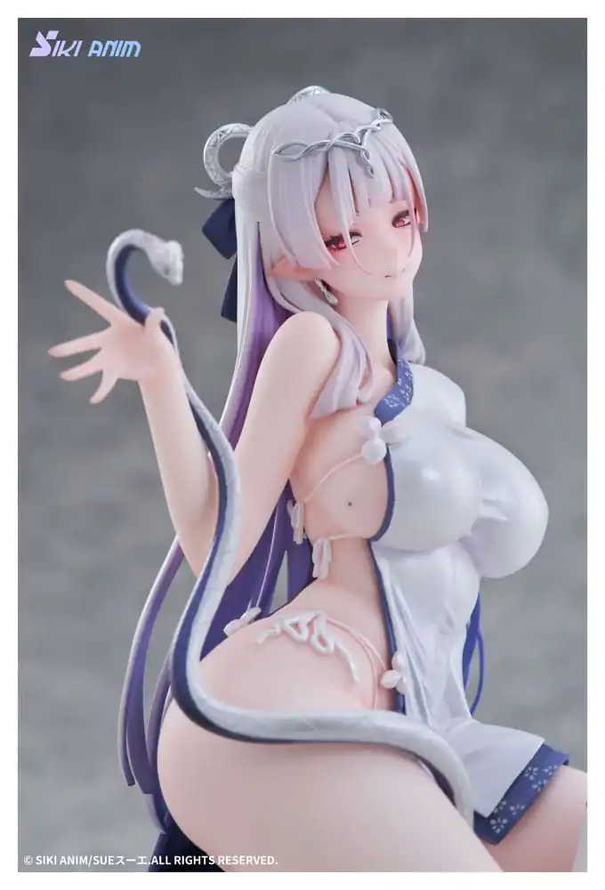Original Character 1/7 The Color of the Blue - White Snake Deluxe Edition PVC szobor figura 20 cm termékfotó