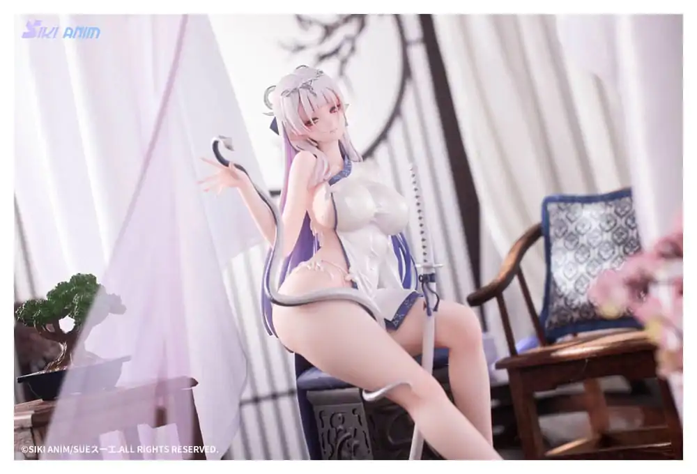 Original Character 1/7 The Color of the Blue - White Snake Normal Edition PVC szobor figura 20 cm termékfotó