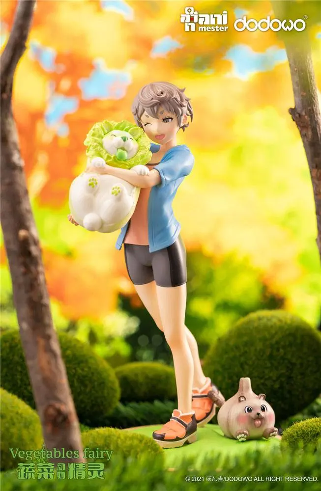 Original Character 1/7 Vegetable Fairies Sai and Cabbage Dog szobor figura 25 cm termékfotó