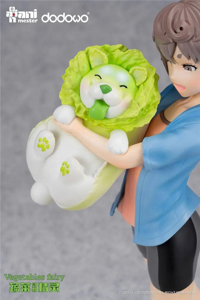 Original Character 1/7 Vegetable Fairies Sai and Cabbage Dog szobor figura 25 cm termékfotó