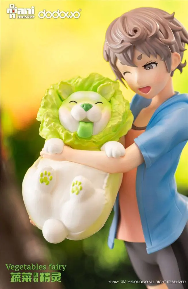 Original Character 1/7 Vegetable Fairies Sai and Cabbage Dog szobor figura 25 cm termékfotó