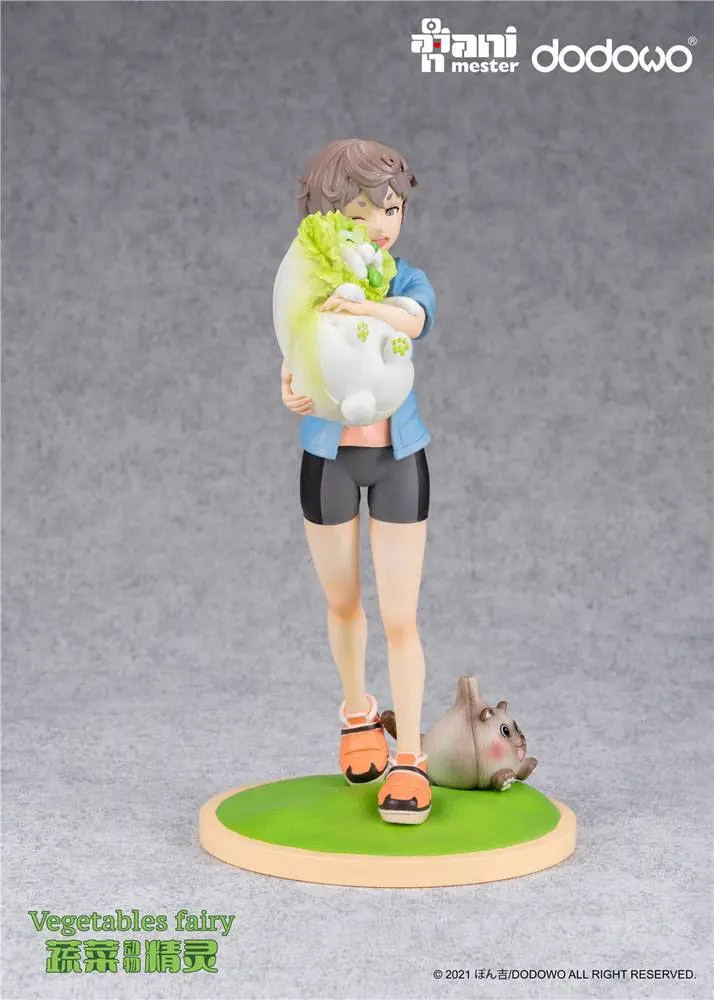 Original Character 1/7 Vegetable Fairies Sai and Cabbage Dog szobor figura 25 cm termékfotó