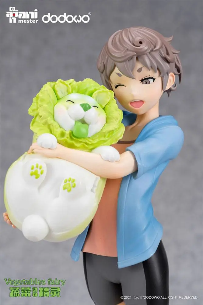 Original Character 1/7 Vegetable Fairies Sai and Cabbage Dog szobor figura 25 cm termékfotó