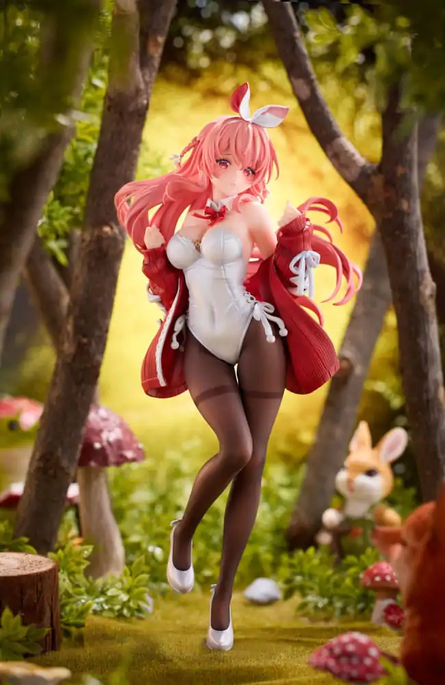 Original Character 1/7 White Rabbit Illustrated by Rosuuri Deluxe Version PVC szobor figura 24 cm termékfotó