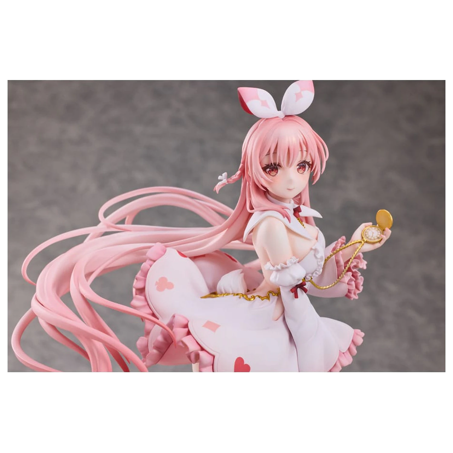 Original Character 1/7 White Rabbit Rosu Wonderland Ver. Illustrated by Rosuuri Deluxe Edition PVC szobor figura 29 cm termékfotó
