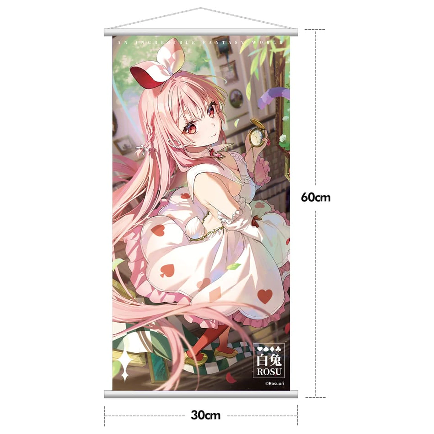 Original Character 1/7 White Rabbit Rosu Wonderland Ver. Illustrated by Rosuuri Deluxe Edition PVC szobor figura 29 cm termékfotó