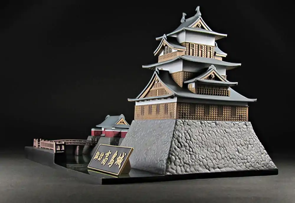 Original Character 1/80 1/200 Suwa Takashima Castle (re-run) Műanyag modell készlet 15 cm termékfotó