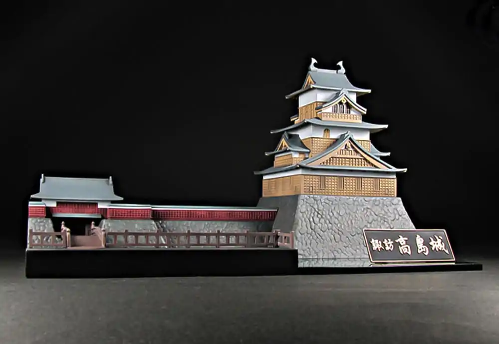 Original Character 1/80 1/200 Suwa Takashima Castle (re-run) Műanyag modell készlet 15 cm termékfotó