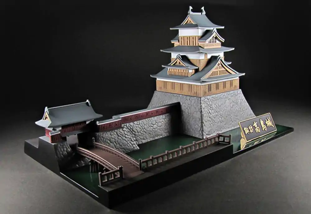 Original Character 1/80 1/200 Suwa Takashima Castle (re-run) Műanyag modell készlet 15 cm termékfotó
