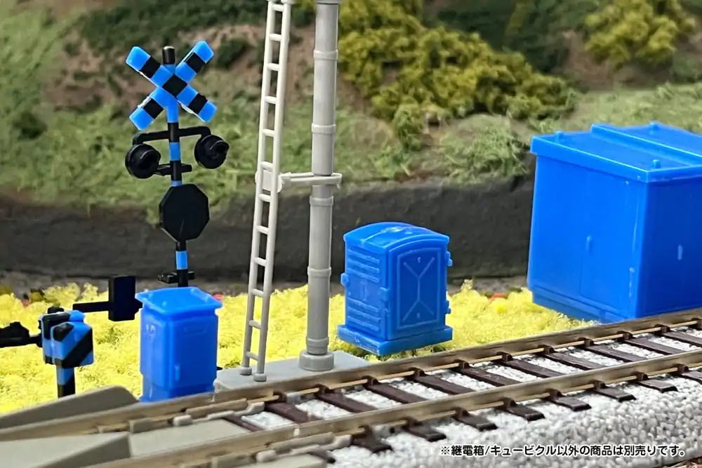 Original Character 1/80 1/80 Pop Another World Series Relay box/Cubicle Blue Műanyag modell készlet 3 cm termékfotó