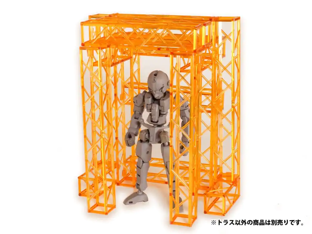 Original Character 1/80 Plastic Model Kit Pop Accessory01 Truss clear Orange Ver. modell készlet kiegészítő 15 cm termékfotó
