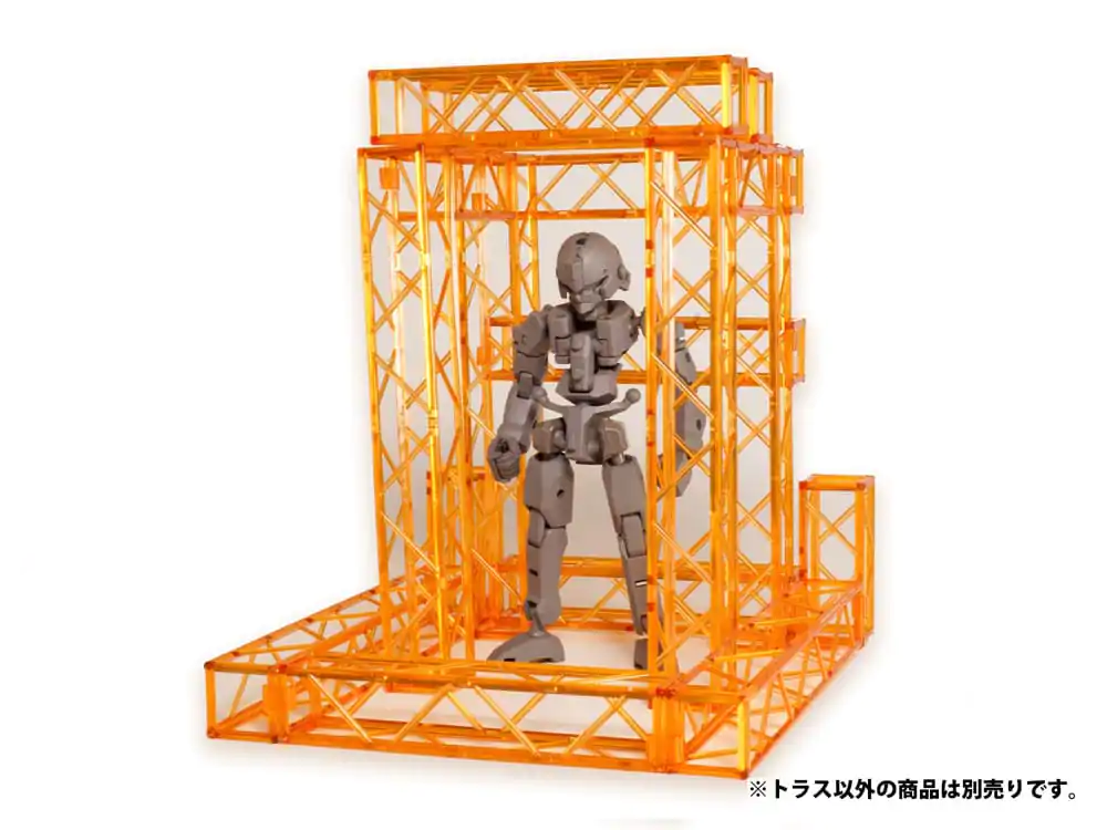 Original Character 1/80 Plastic Model Kit Pop Accessory01 Truss clear Orange Ver. modell készlet kiegészítő 15 cm termékfotó