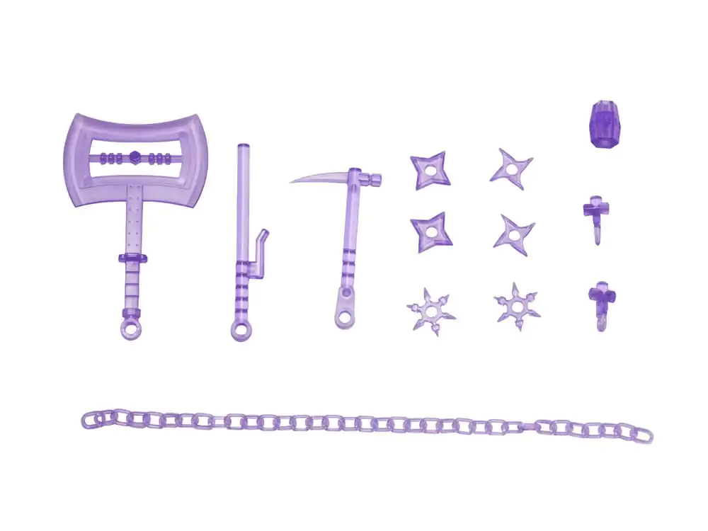 Original Character 1/80 Plastic Model Kit Pop Series04:Shinobi2 Clear Purple modell készlet kiegészítő csomag 2 cm termékfotó