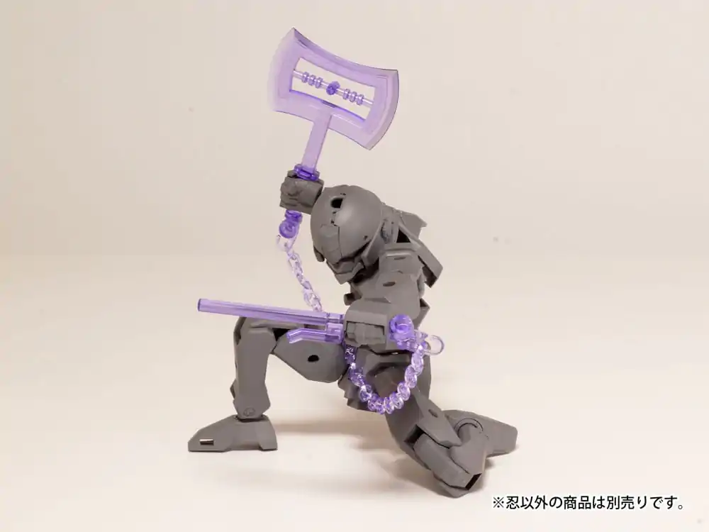 Original Character 1/80 Plastic Model Kit Pop Series04:Shinobi2 Clear Purple modell készlet kiegészítő csomag 2 cm termékfotó