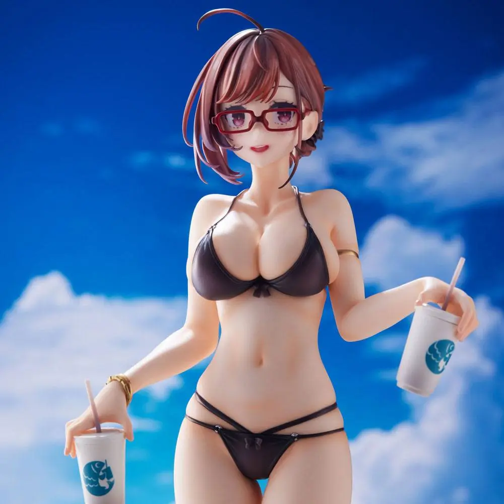 Original Character 92M Illustration Myopia Sister Swimsuit Ver. PVC szobor figura 26 cm termékfotó