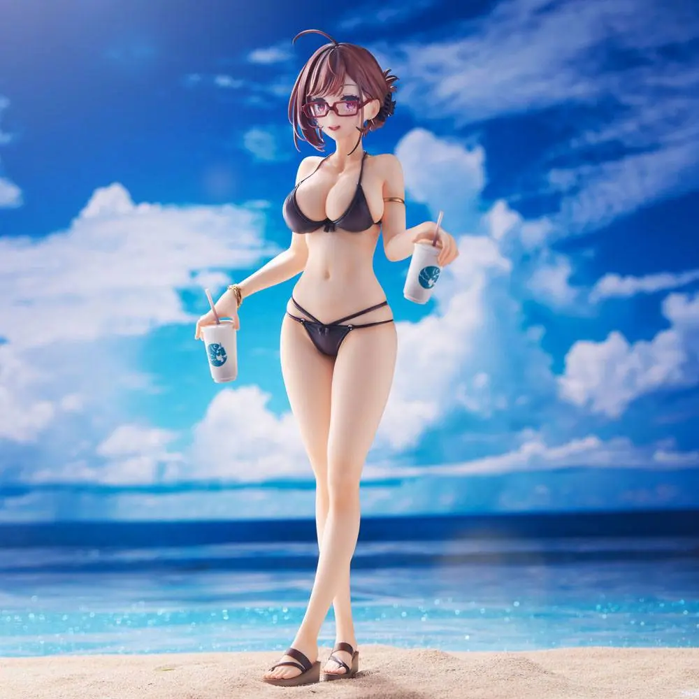 Original Character 92M Illustration Myopia Sister Swimsuit Ver. PVC szobor figura 26 cm termékfotó