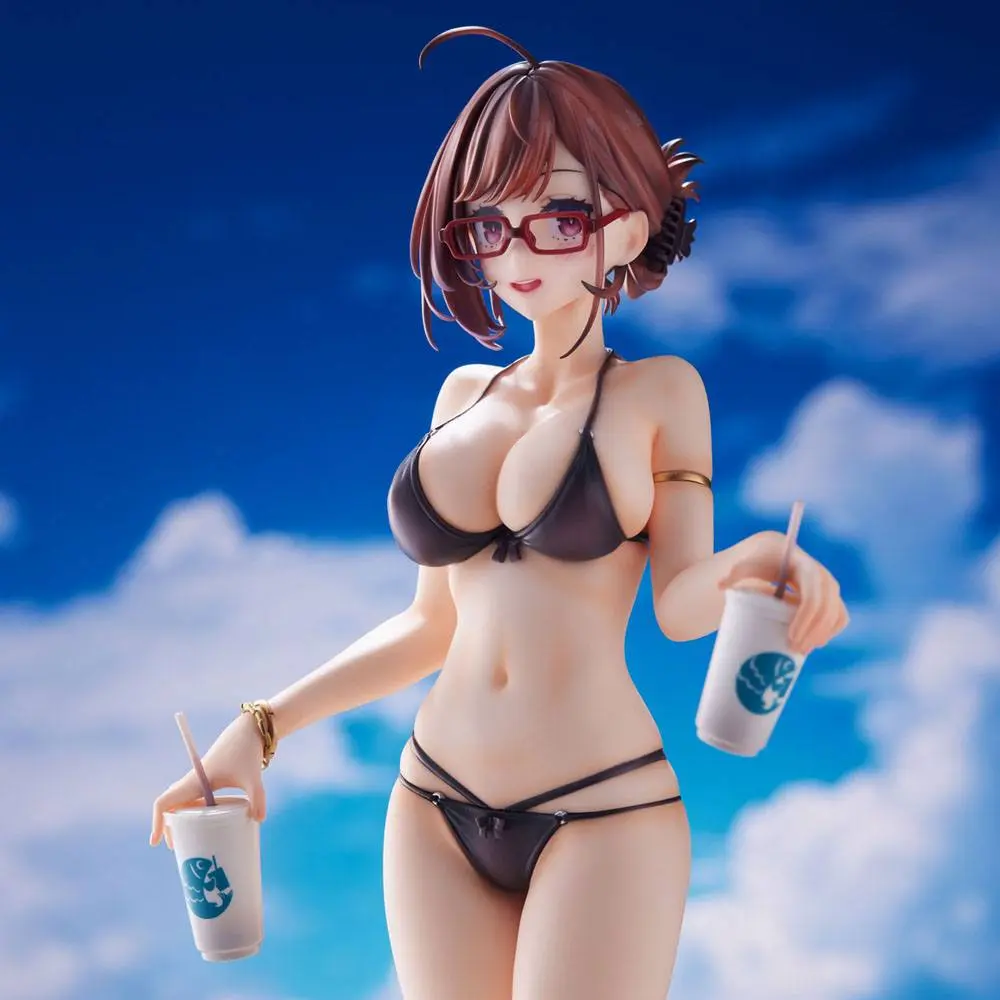 Original Character 92M Illustration Myopia Sister Swimsuit Ver. PVC szobor figura 26 cm termékfotó
