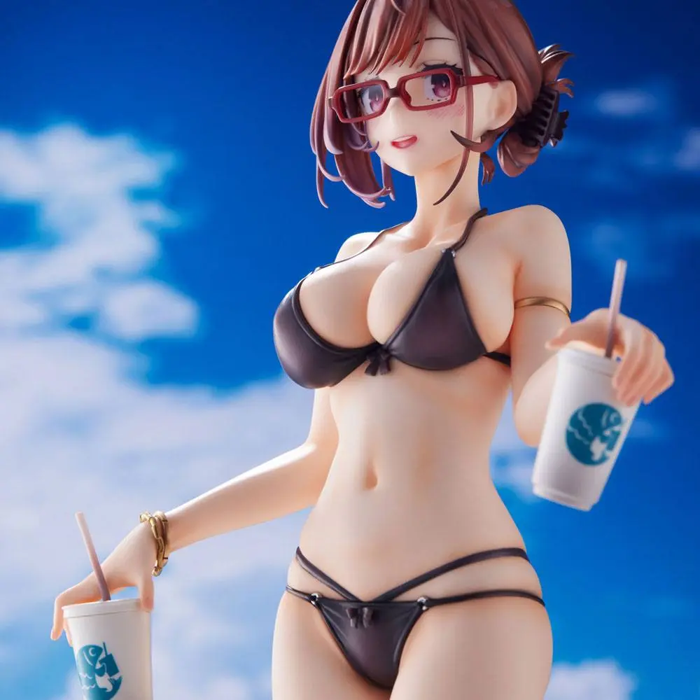 Original Character 92M Illustration Myopia Sister Swimsuit Ver. PVC szobor figura 26 cm termékfotó