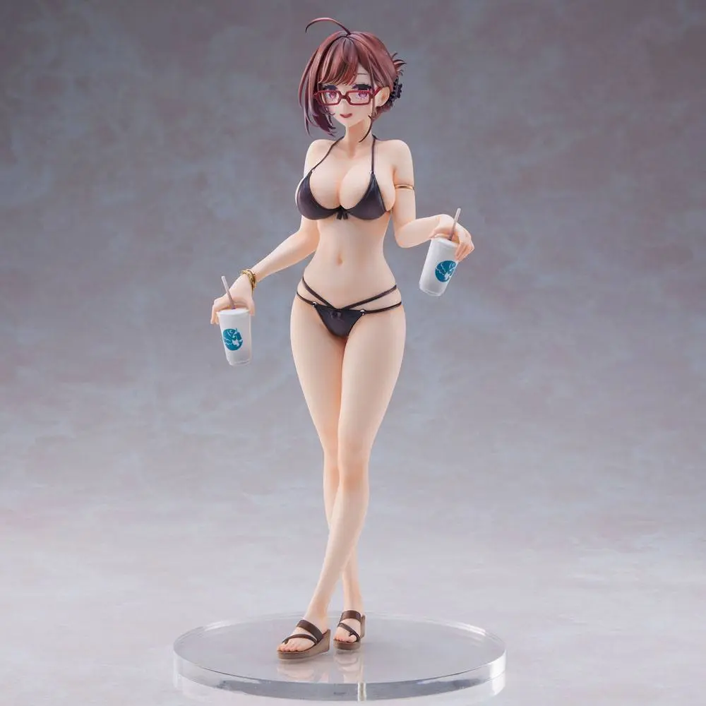 Original Character 92M Illustration Myopia Sister Swimsuit Ver. PVC szobor figura 26 cm termékfotó