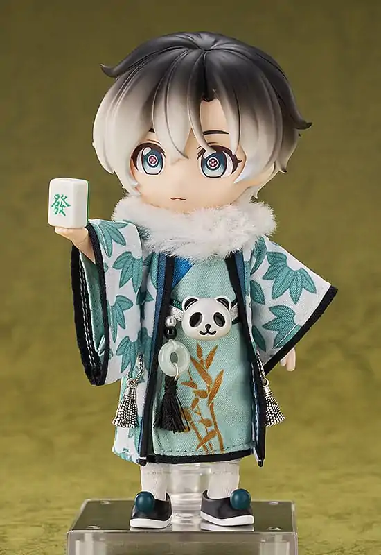 Original Character Accessories for Nendoroid Doll Figures Outfit Set: Chinese-Style Panda Mahjong - Laurier termékfotó