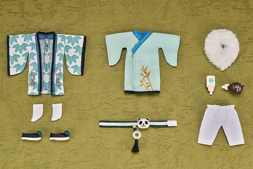 Original Character Accessories for Nendoroid Doll Figures Outfit Set: Chinese-Style Panda Mahjong - Laurier termékfotó