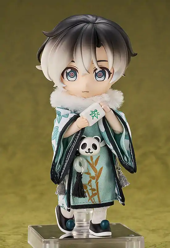 Original Character Accessories for Nendoroid Doll Figures Outfit Set: Chinese-Style Panda Mahjong - Laurier termékfotó