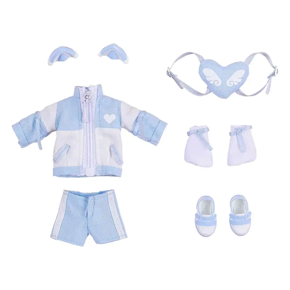 Original Character Accessories for Nendoroid Doll Figures Outfit Set: Subculture Fashion Tracksuit (Blue) termékfotó