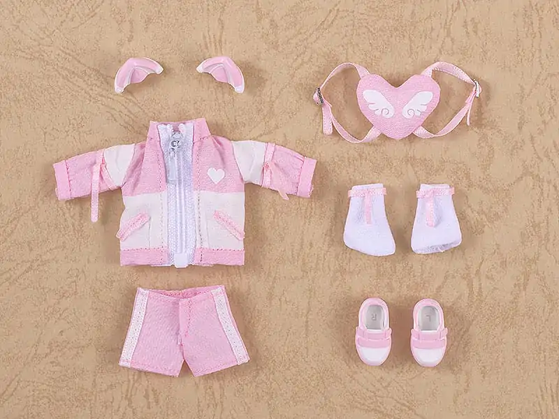 Original Character Accessories for Nendoroid Doll Figures Outfit Set: Subculture Fashion Tracksuit (Pink) termékfotó