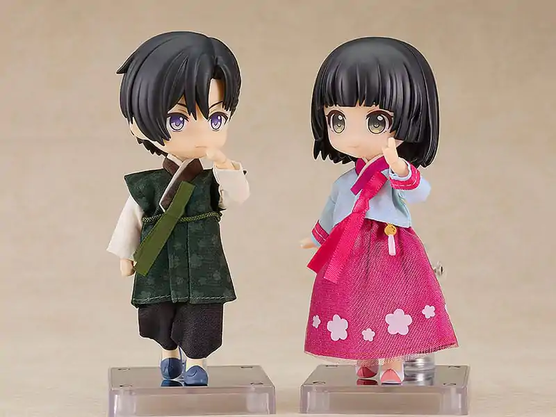 Original Character Accessories for Nendoroid Doll Figures Outfit Set: World Tour Korea - Boy (Green) termékfotó
