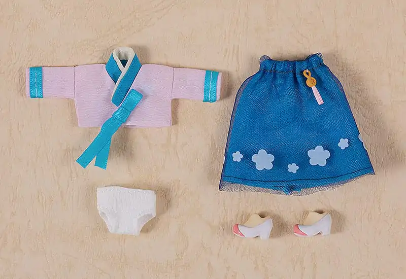 Original Character Accessories for Nendoroid Doll Figures Outfit Set: World Tour Korea - Girl (Blue) termékfotó