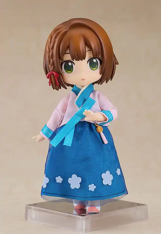 Original Character Accessories for Nendoroid Doll Figures Outfit Set: World Tour Korea - Girl (Blue) termékfotó