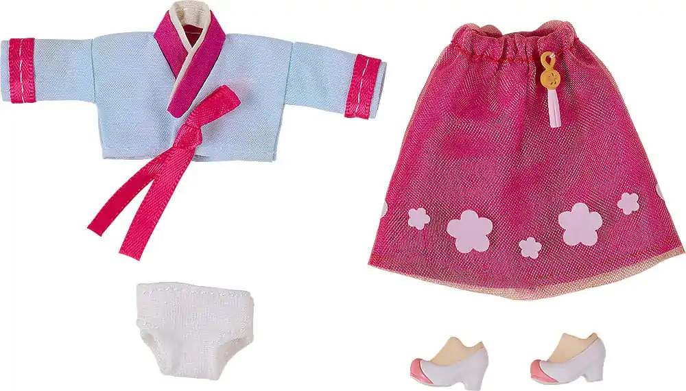 Original Character Accessories for Nendoroid Doll Figures Outfit Set: World Tour Korea - Girl (Pink) termékfotó