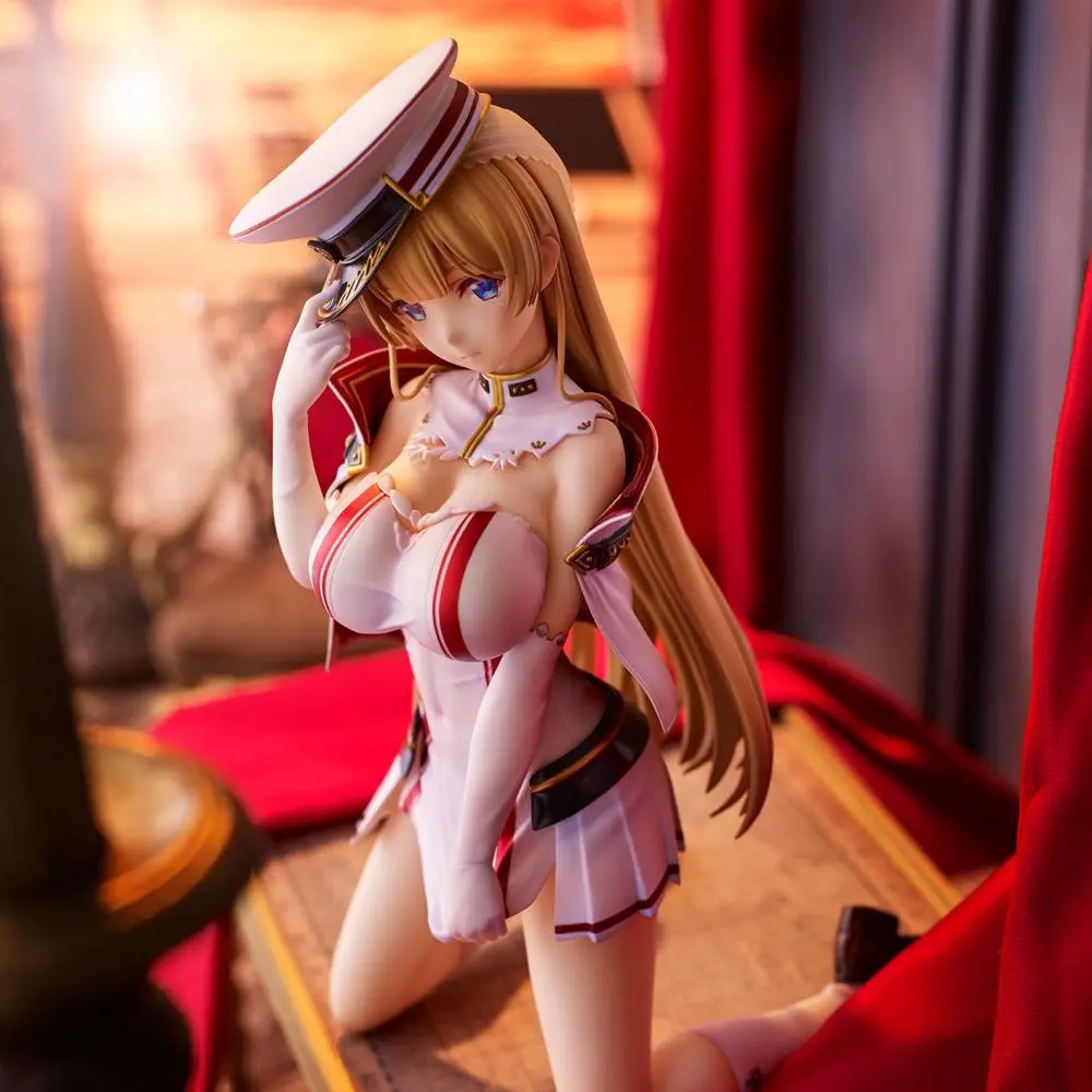 Original Character Akasaai Illustration Kaigun Musume Scarlet PVC szobor figura 20 cm termékfotó