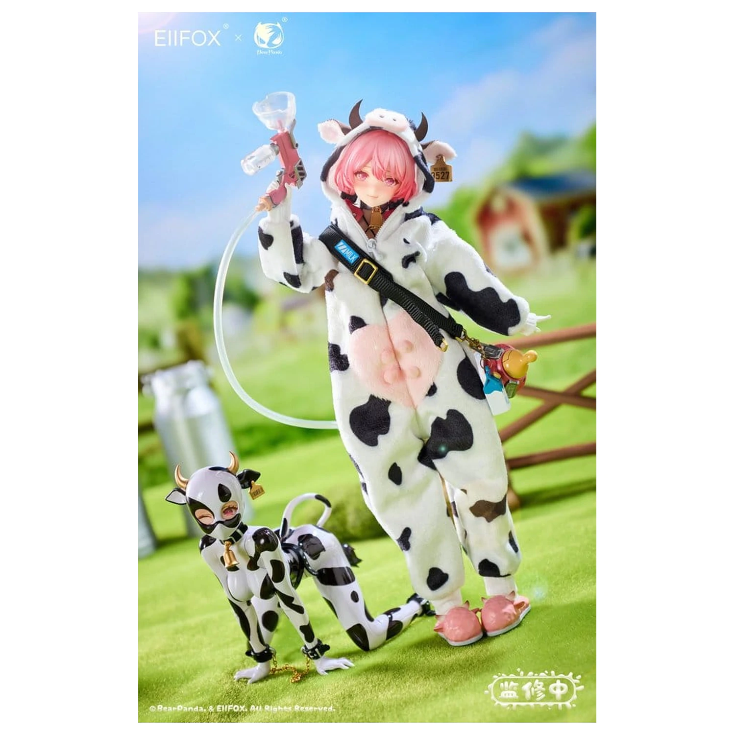 Original Character akciófigura 1/8 Eiifox & BearPanda Nyuugyuu Momo 21 cm   termékfotó