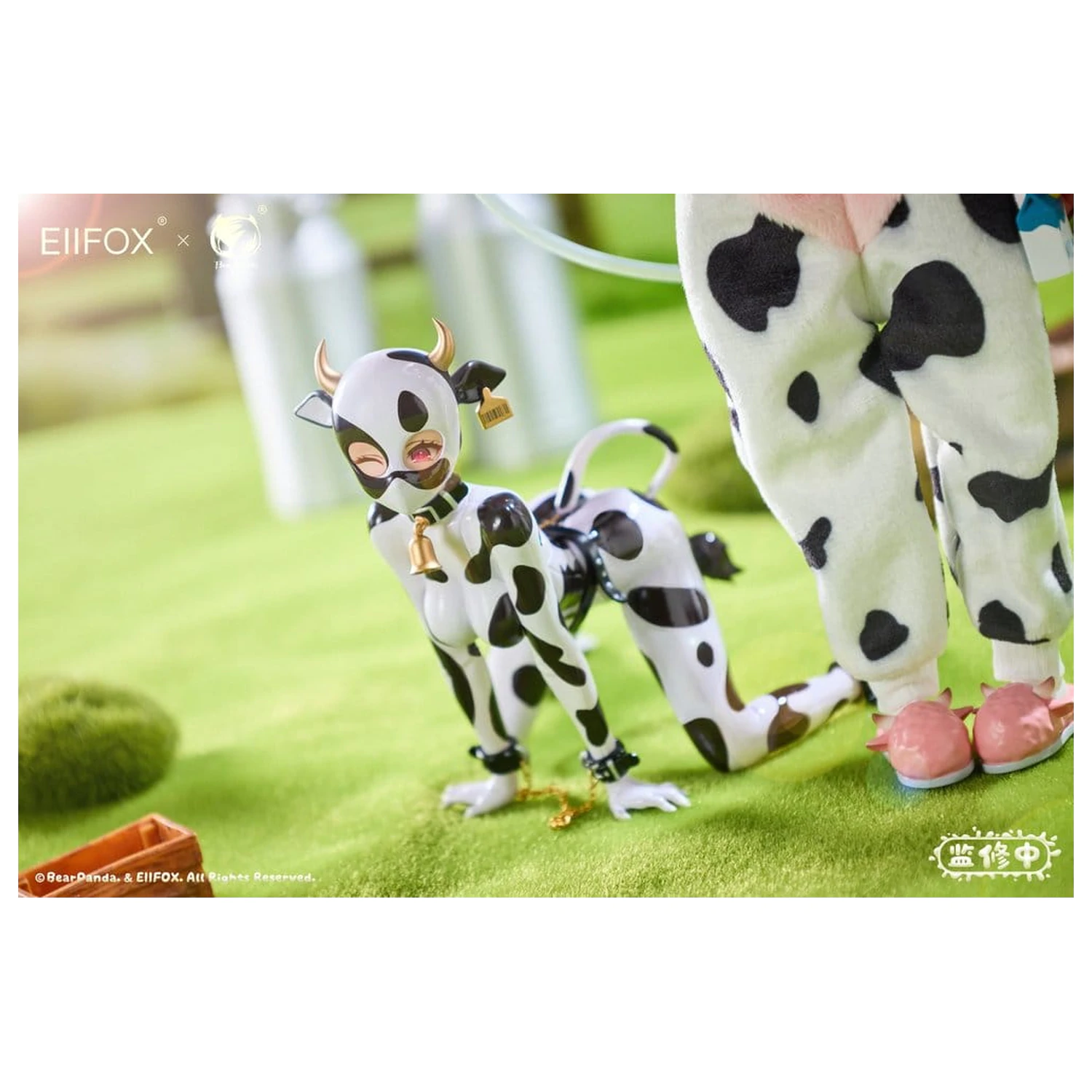 Original Character akciófigura 1/8 Eiifox & BearPanda Nyuugyuu Momo 21 cm   termékfotó