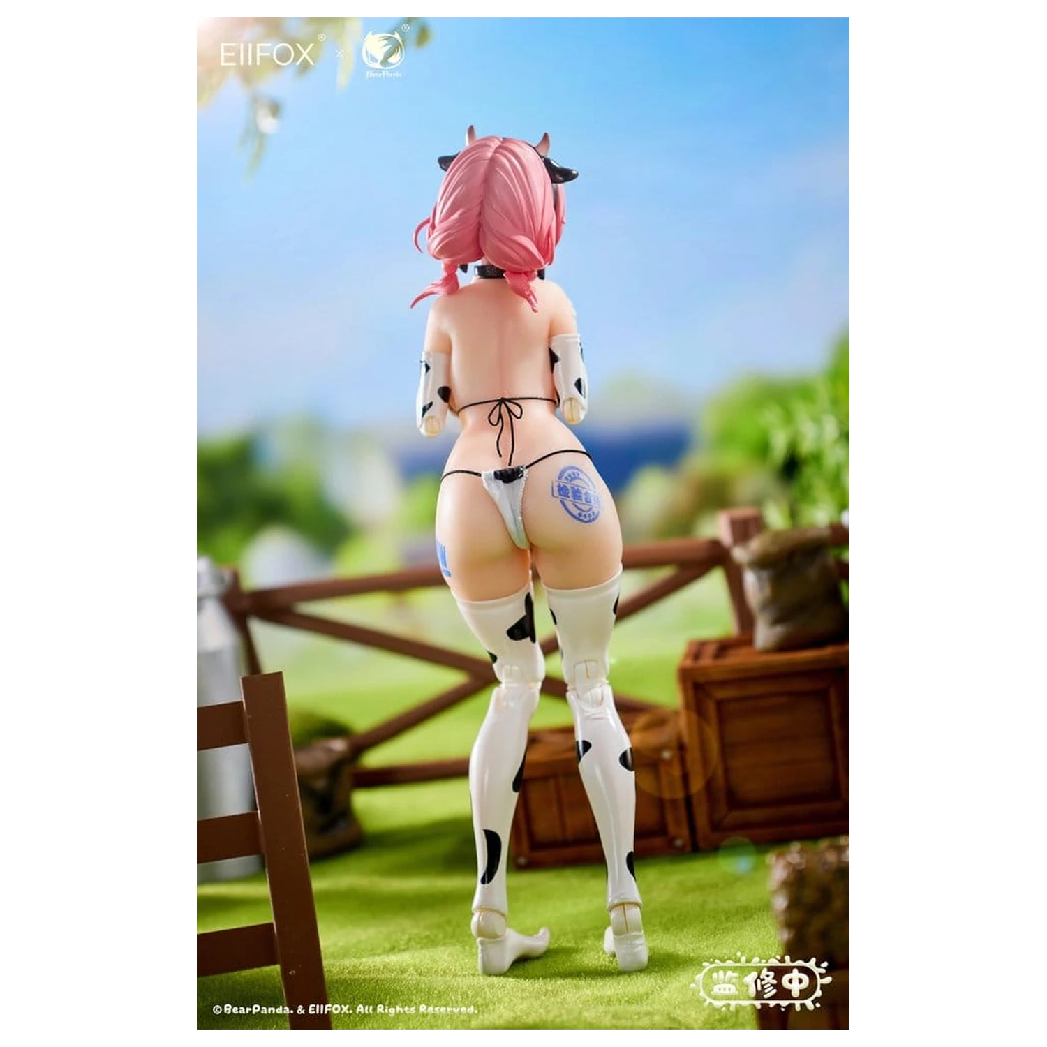 Original Character akciófigura 1/8 Eiifox & BearPanda Nyuugyuu Momo 21 cm   termékfotó