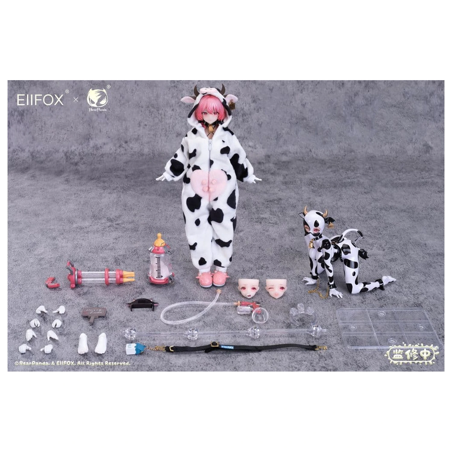 Original Character akciófigura 1/8 Eiifox & BearPanda Nyuugyuu Momo 21 cm   termékfotó