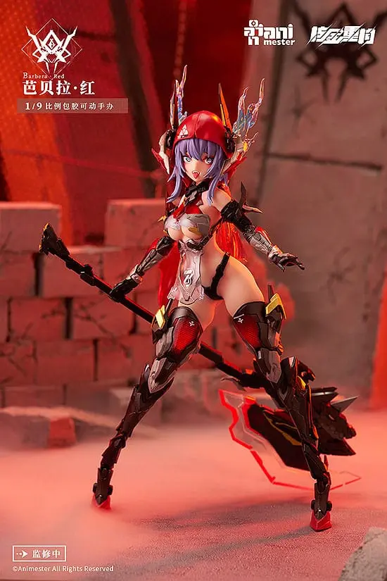 Original Character Alloy Articulated Assemblable Model Thunderbolt-Barbera Red Műanyag modell készlet 21 cm termékfotó