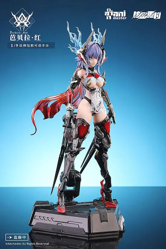 Original Character Alloy Articulated Assemblable Model Thunderbolt-Barbera Red Műanyag modell készlet 21 cm termékfotó